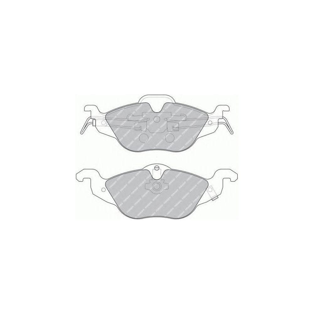 Ferodo Sl Fsl614 Brake Pad Set For Citroën Xm Incl. Wear Warning Contact | ML Performance Car Parts