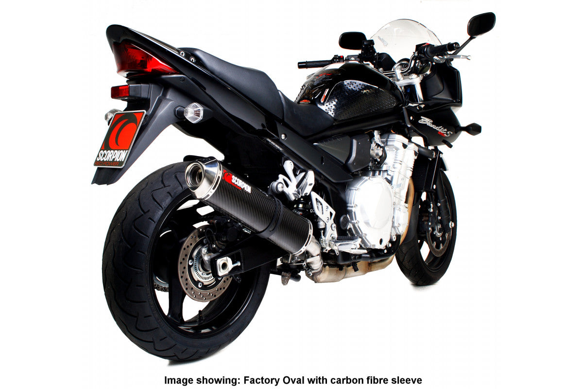 Scorpion ESI96SEM Suzuki GSF1250 Bandit Factory Round Slip-On - Polished Stainless Steel Sleeve | ML Performance EU EU