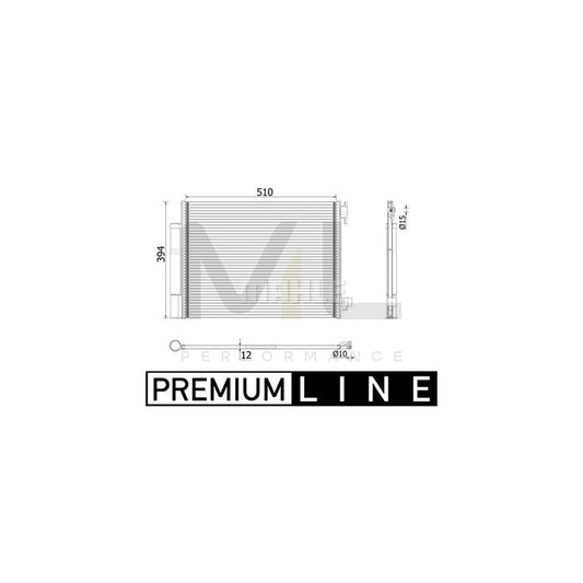 MAHLE ORIGINAL AC 73 000P Air conditioning condenser with dryer | ML Performance Car Parts