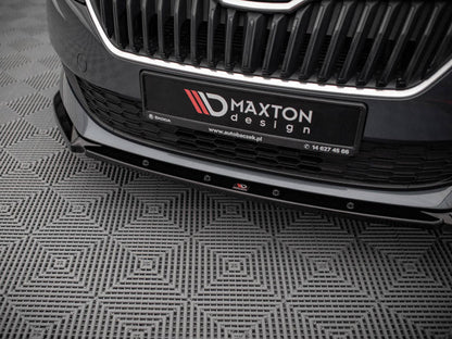 Maxton Design Skoda Fabia MK3 Facelift (2019-) Front Splitter