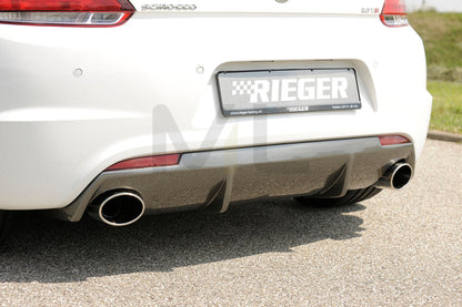 Rieger 00099281 VW 13 Scirocco R Rear Diffuser 1 | ML Performance EU Car Parts