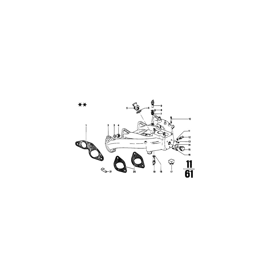 Genuine BMW 61311354867 E12 Temperature Switch 65CEL (Inc. 3.0L, 2500 & 525) | ML Performance EU Car Parts