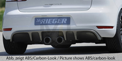 Rieger 00088016 VW Mk6 Golf Rear Diffuser (GTI & GTD) 1 | ML Performance EU Car Parts