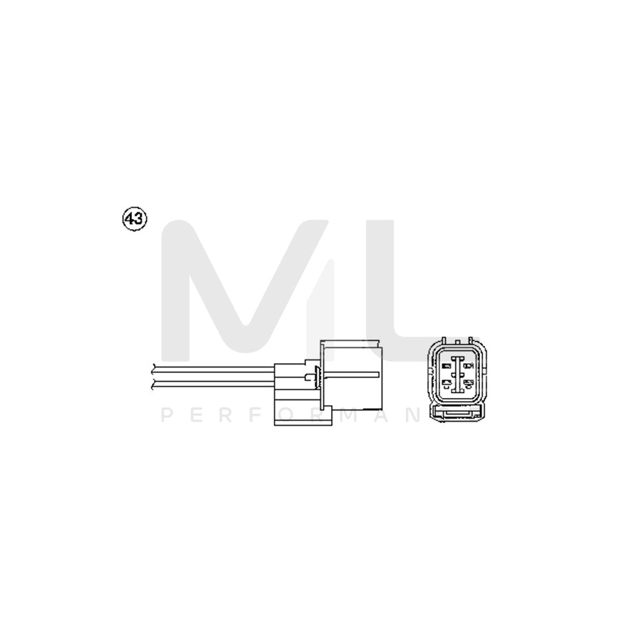 NTK Lambda Sensor / O2 Sensor (NGK 0288) - OZA333-H25 | ML Car Parts UK | ML Performance