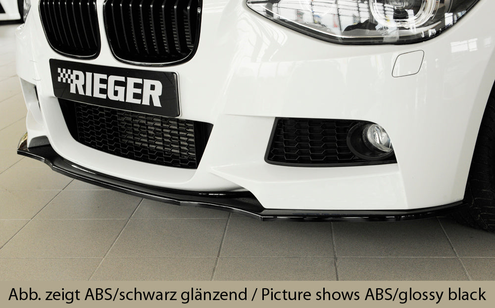 Rieger 00035050 BMW F20 F21 Front Splitter 4 |ML Performance EU Car Parts