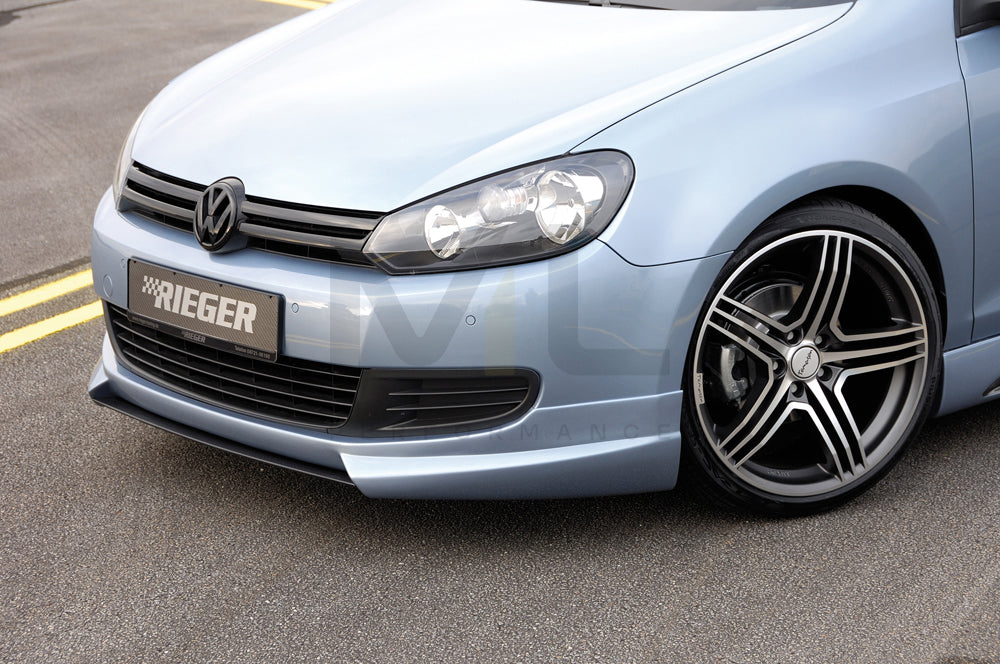 Rieger 00059501 VW Mk6 Golf Front Splitter 1 | ML Performance EU Car Parts