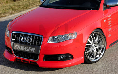 Rieger 00055230 Audi 8E B7 A4 Front Splitter 3 | ML Performance EU Car Parts