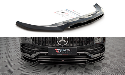 Maxton Design ME-GLC-C253F-AMGLINE-FD1T+FD1RT Front Splitter Mercedes Benz GLC-Class Coupe AMG-Line C253 (Facelift) | ML Performance UK Car Parts