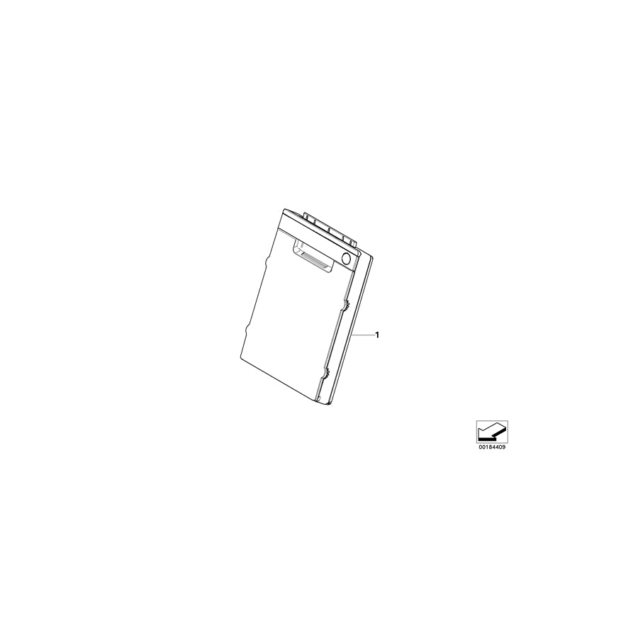 Genuine BMW 52209168945 E90 E90 Ski Bag Cassette QUARZGRAU (Inc. 320d, 335xi & 318d) | ML Performance EU Car Parts