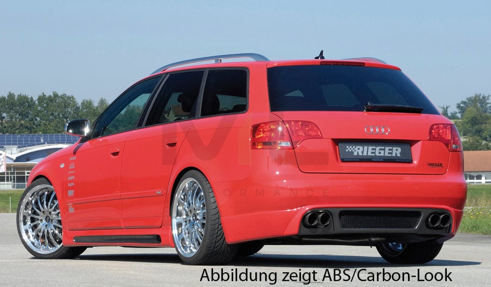 Rieger 00055226 Audi 8E B7 A4 Rear Diffuser 7 | ML Performance EU Car Parts