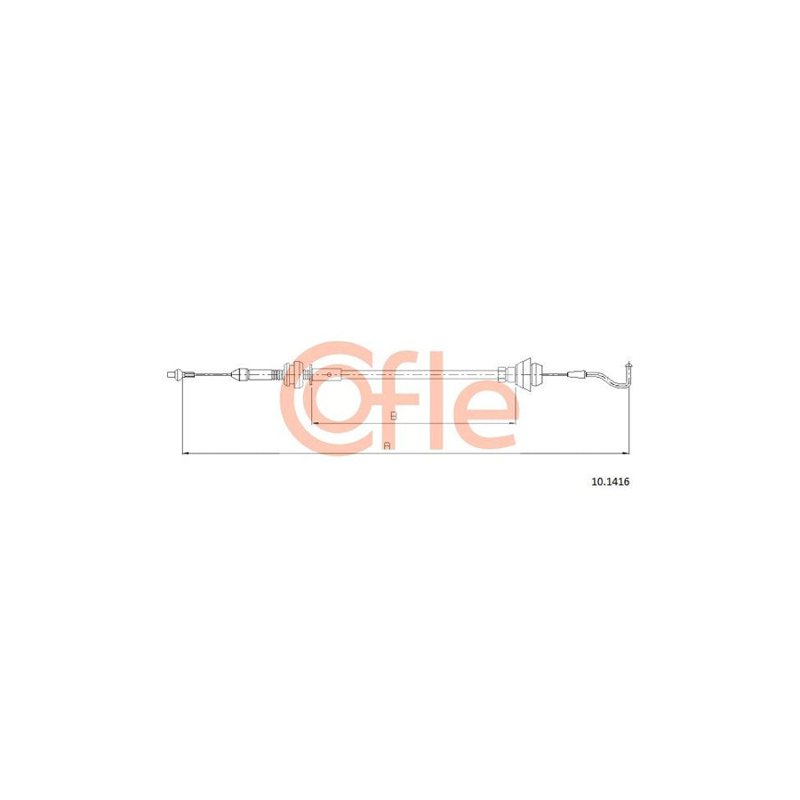 COFLE 10.1416 Throttle Cable | ML Performance EU Car Parts