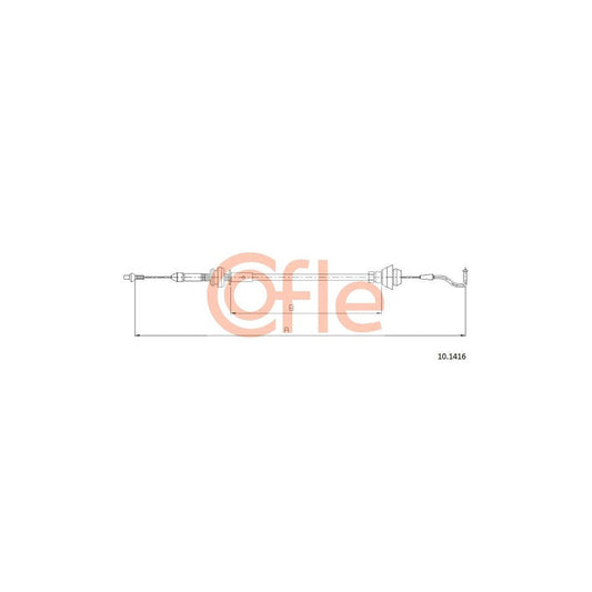 COFLE 10.1416 Throttle Cable | ML Performance EU Car Parts