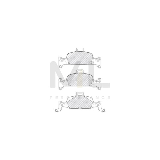 Ferodo Premier Eco Friction Fdb4258 Brake Pad Set Prepared For Wear Indicator, With Piston Clip, Without Accessories | ML Performance Car Parts