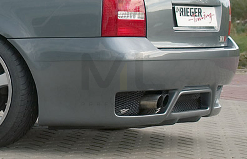 Rieger 00055046 Audi B5 A4 Rear Bumper 2 | ML Performance EU Car Parts