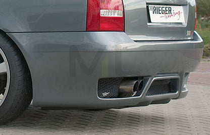 Rieger 00055046 Audi B5 A4 Rear Bumper 2 | ML Performance EU Car Parts