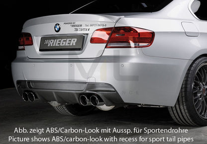 Rieger 00053460 BMW 3 Series E92 E93 Rear Diffuser 3 | ML Performance EU Car Parts