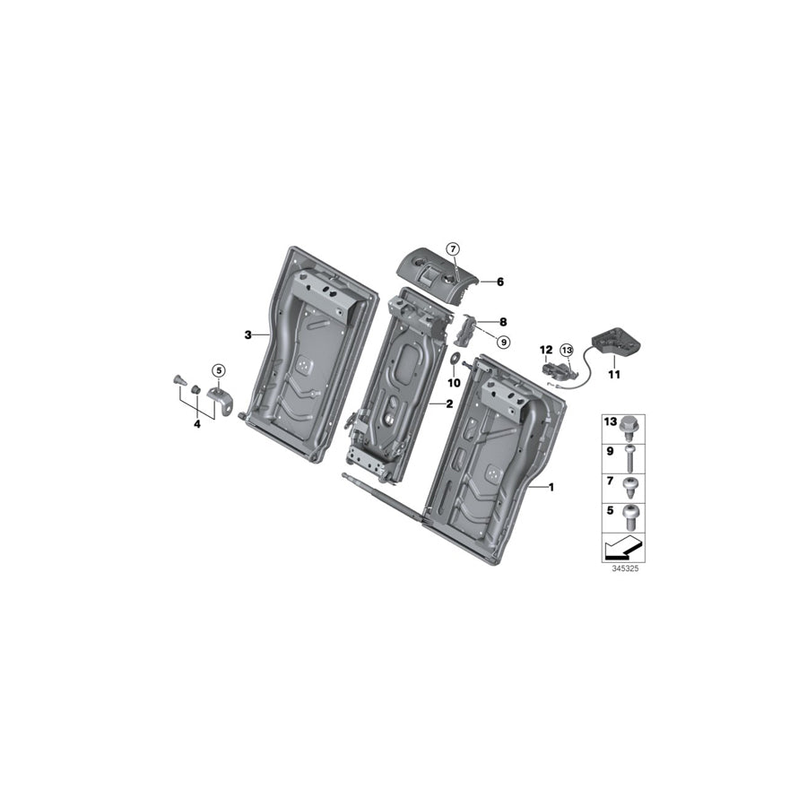 Genuine BMW 52207295733 F30 F22 F87 Cover SCHWARZ (Inc. 420d, 318i & 428i) | ML Performance EU