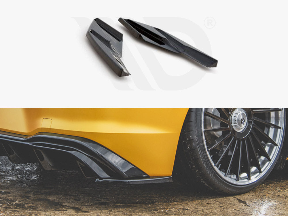 Maxton Design VW-GO-8-RSD2T Rear Side Splitters VW Golf MK8 | ML Performance UK Car Parts