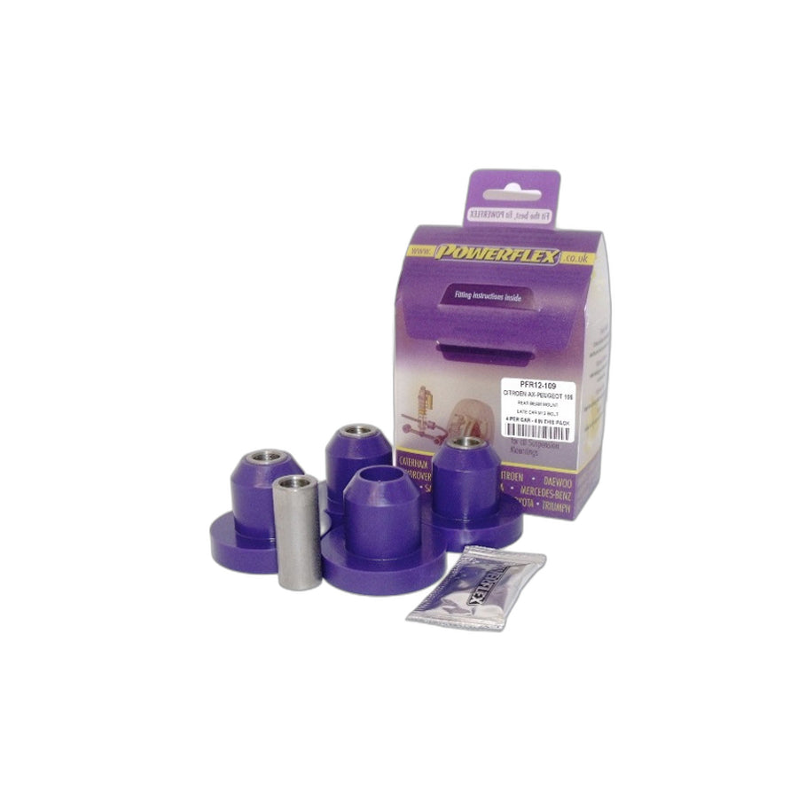 Powerflex PFR12-109 Peugeot Citroen Rear Beam Mount (Inc. 106 GTi/Rallye, Saxo, AX) | ML Performance EU Car Parts