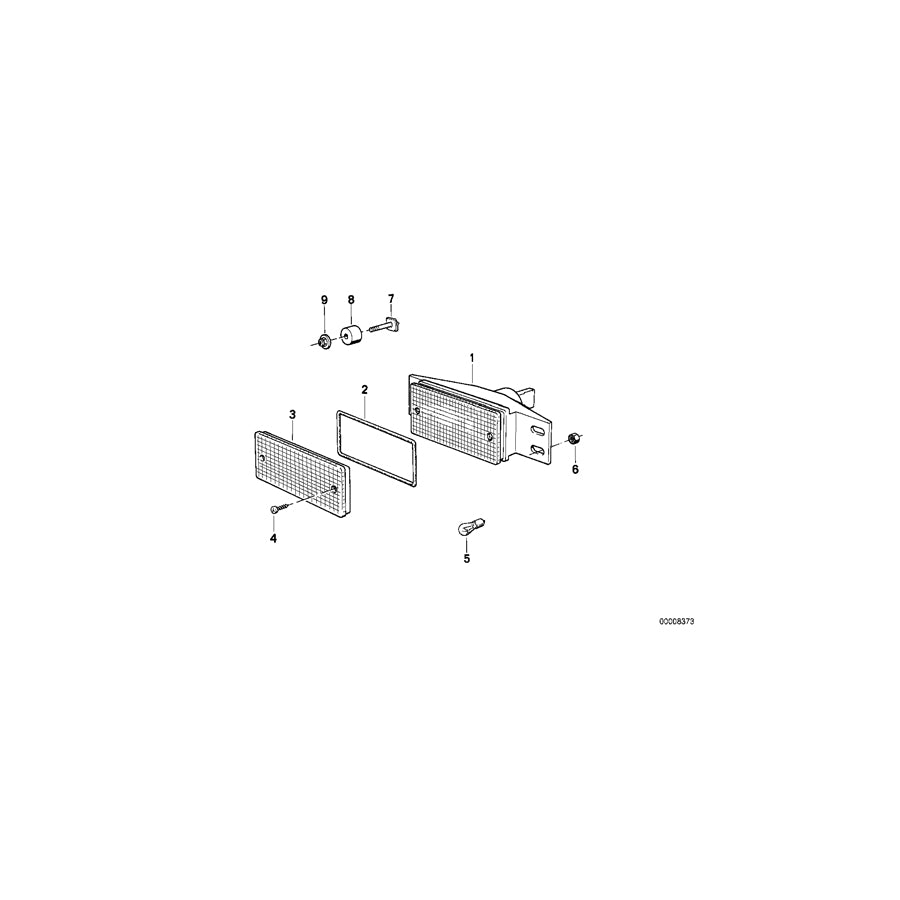 Genuine BMW 63131376873 E30 Lens Left (Inc.  & M3) | ML Performance EU Car Parts