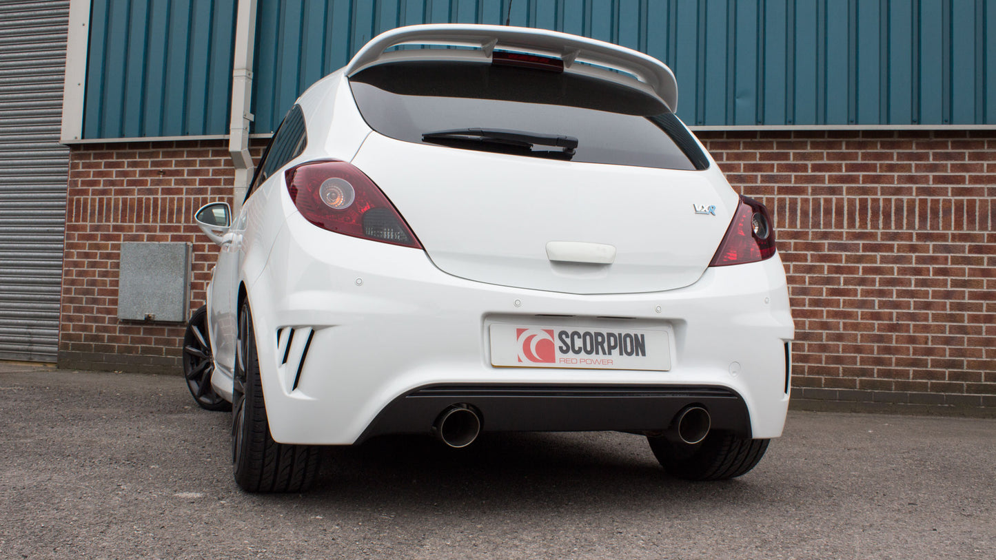 Scorpion SVXS055 Vauxhall Corsa D VXR/Nurburgring Non-Resonated Cat-Back System  | ML Performance EU EU
