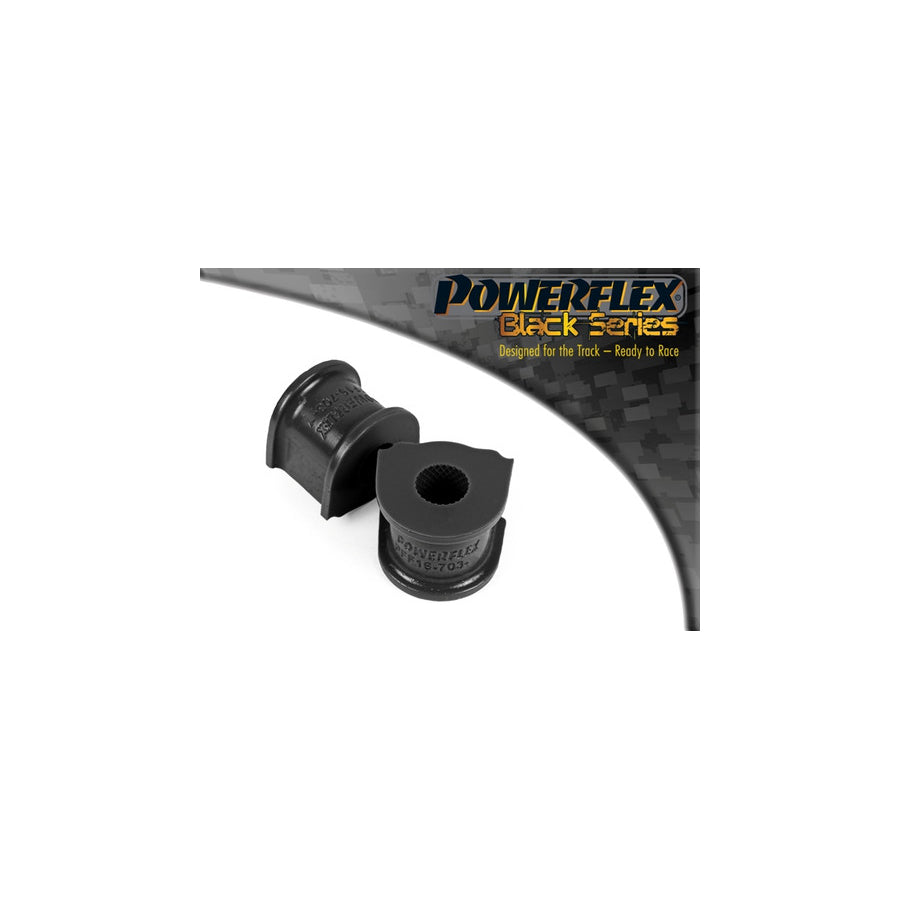 Powerflex PFF16-703-18BLK Lancia Fiat Front Anti Roll Bar Bush 18mm (Inc. Delta, Stilo, Bravo) | ML Performance EU Car Parts