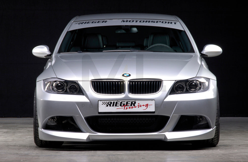 Rieger 00053402 BMW 3 Series E90 E91 Front Bumper 5 | ML Performance EU Car Parts