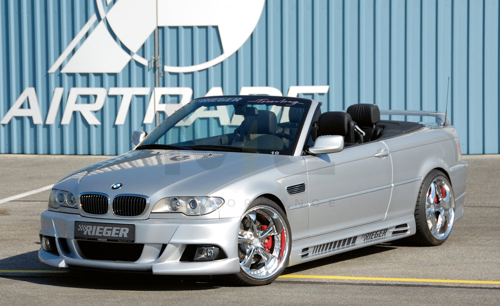 Rieger 00050245 BMW 3 Series E46 Front Bumper 3 | ML Performance EU Car Parts