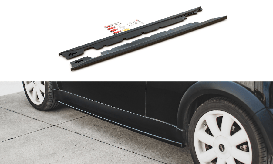 Maxton Design MC-ONE-1-SD1T Side Skirts Diffusers Mini Cooper/One R50 | ML Performance UK Car Parts