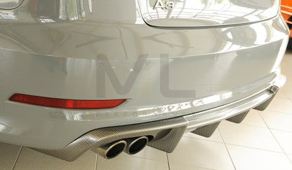 Rieger 00099367 Audi 8V A3 Rear Diffuser 5 | ML Performance EU Car Parts