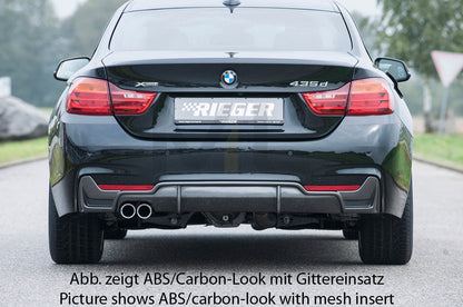 Rieger 00088055 BMW 4 Series F32 F33 F36 Rear Diffuser 8 | ML Performance EU Car Parts