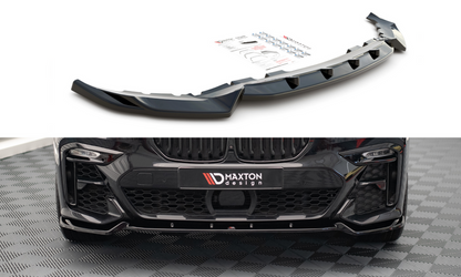 Maxton Design BM-X7-07-M-FD2T Front Splitter V.2 BMW X7 M G07 | ML Performance UK Car Parts