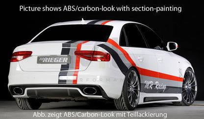 Rieger 00055549 Audi B8 B81 Rear Diffuser (A4 & S4) 2 | ML Performance EU Car Parts