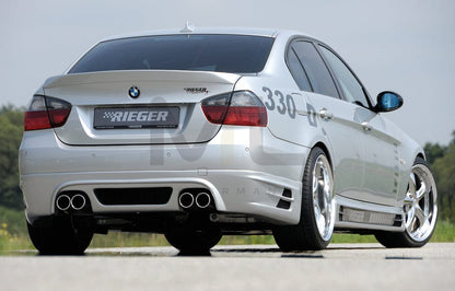 Rieger 00053407 BMW 3 Series E90 E91 Rear Diffuser 2 | ML Performance EU Car Parts