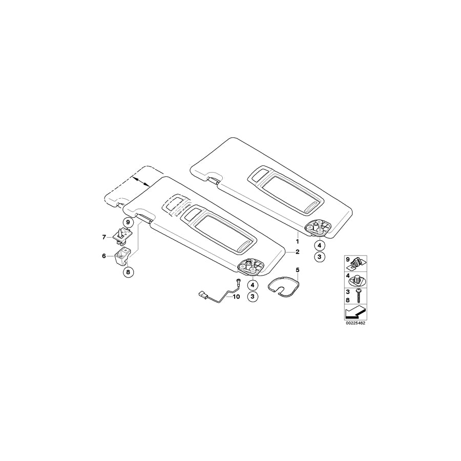 Genuine BMW 51169123924 E70 E71 Covering Cap Right GRAU (Inc. X5 3.5d, X5 40dX & X5 35iX) | ML Performance EU