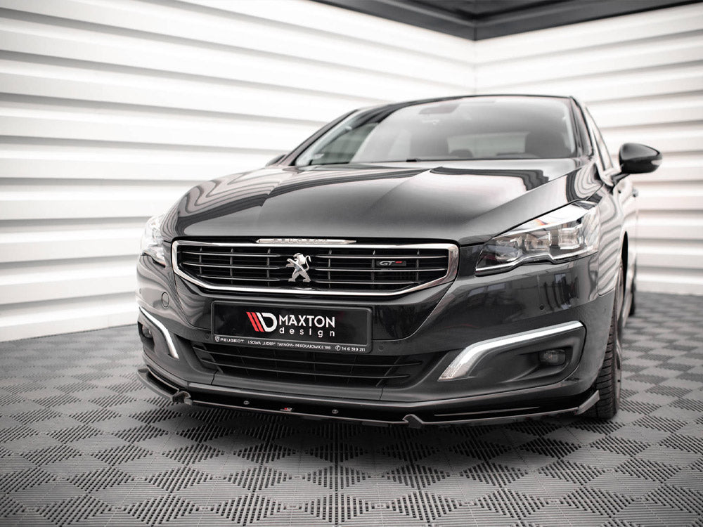 Maxton Design Peugeot 508 Gt MK1 Facelift (2014-2018) Front Splitter V.1