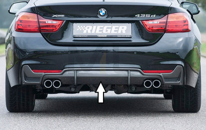 Rieger 00099269 BMW 4 Series F32 F33 F36 Rear Diffuser 1 | ML Performance EU Car Parts