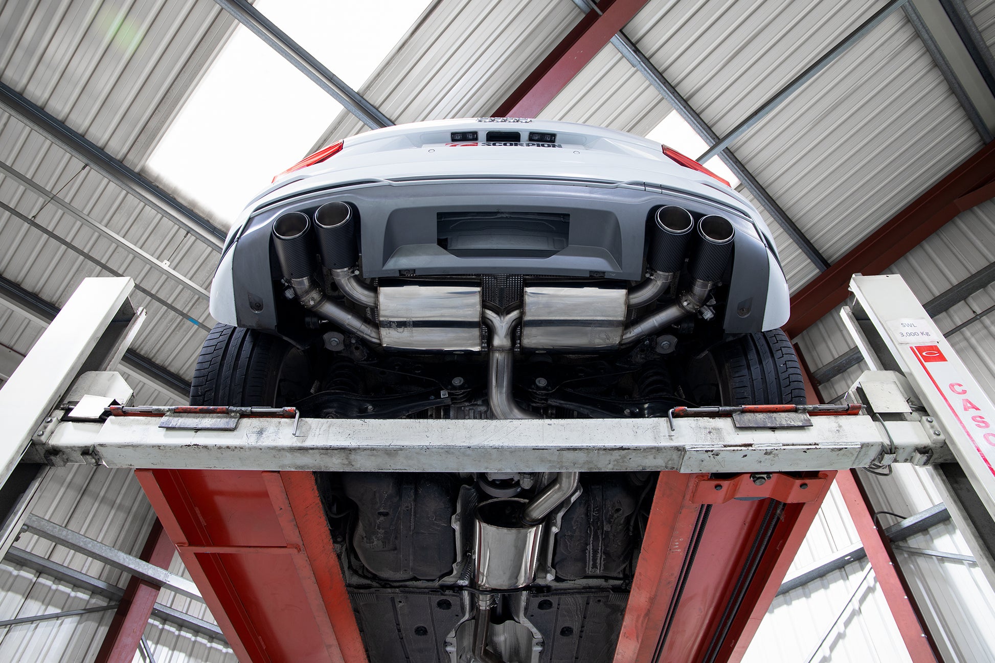 Scorpion SAU091CF Audi SQ2 Resonated Gpf-Back System With No Valves | ML Performance EU EU