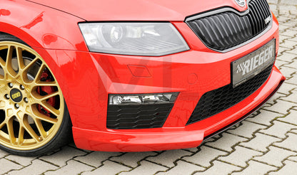 Rieger 00079010 Skoda 5E Octavia RS Front Splitter 2 | ML Performance EU Car Parts