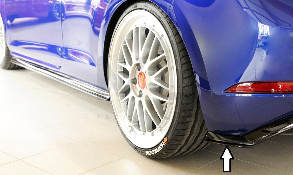 Rieger 00059585 VW Mk7 Mk7-Line Golf GTI Rear Side Splitter 6 | ML Performance EU Car Parts