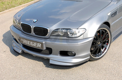 Rieger 00050118 BMW 3 Series E46 Front Splitter 1 | ML Performance EU Car Parts