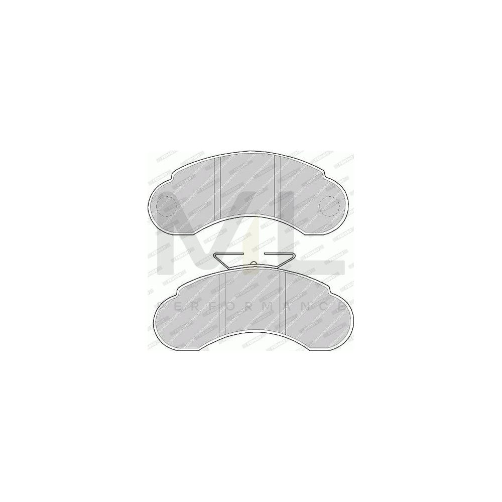 Ferodo Premier Eco Friction Fdb1832 Brake Pad Set Incl. Wear Warning Contact, With Piston Clip, Without Accessories | ML Performance Car Parts