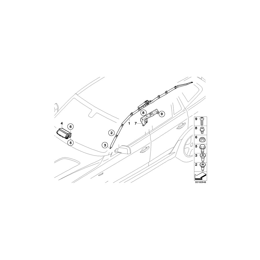 Genuine BMW 07119905142 E83 E83 Countersunk Screw M6X30 (Inc. X3 1.8d, X3 3.0d & X3 3.0i) | ML Performance EU Car Parts