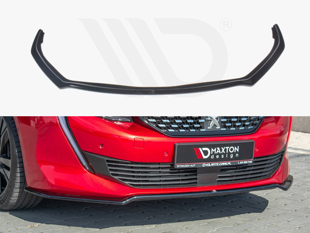 Maxton Design PE-508-2-GT-FD1T Front Splitter V.1 Peugeot 508 MK2 | ML Performance UK Car Parts