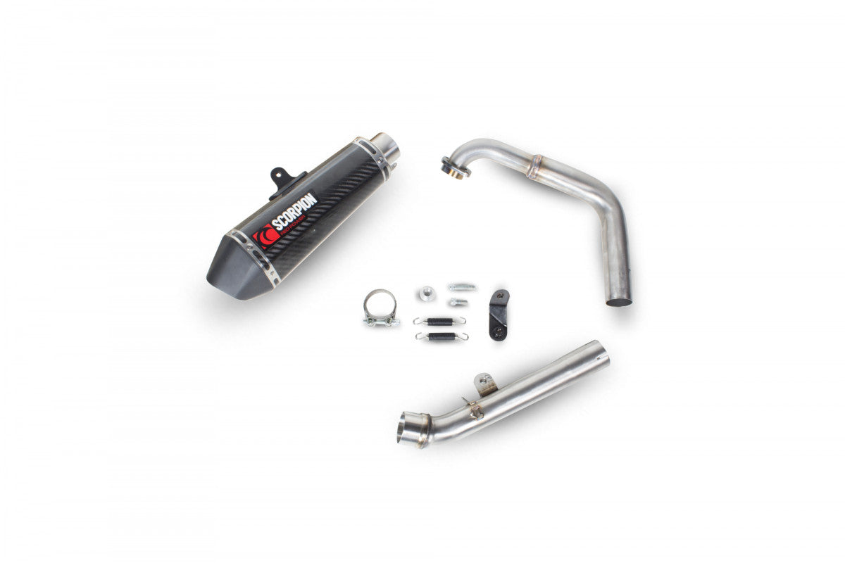 Scorpion RYA95SYSCEO Yamaha YZF-R125 Serket Taper Full System - Carbon Fibre Sleeve | ML Performance EU EU