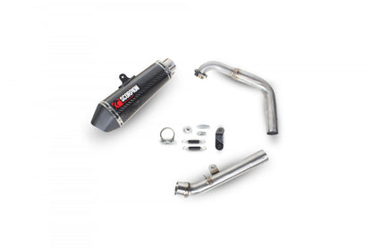 Scorpion RYA95SYSCEO Yamaha YZF-R125 Serket Taper Full System - Carbon Fibre Sleeve | ML Performance EU EU
