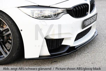 Rieger 00053420 BMW 4 Series F80 F82 F83 Front Splitter (M3 & M4) 3 | ML Performance EU Car Parts