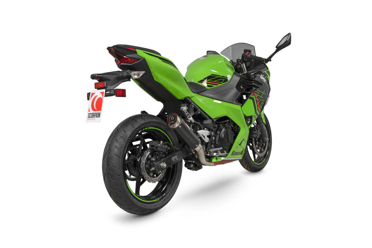 Scorpion KA1019SYSCEM Kawasaki Ninja 400 Rp1-Gp Race System - Carbon Fibre Sleeve | ML Performance EU EU