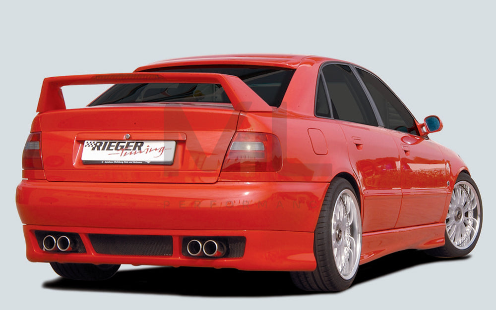 Rieger 00055036 Audi B5 A4 Rear Diffuser - RS4-Look 2 | ML Performance EU Car Parts