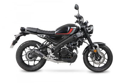 Scorpion PYA117SYSBCER Yamaha XSR-125 Red Power Full System - Black Ceramic Coated Sleeve | ML Performance EU EU